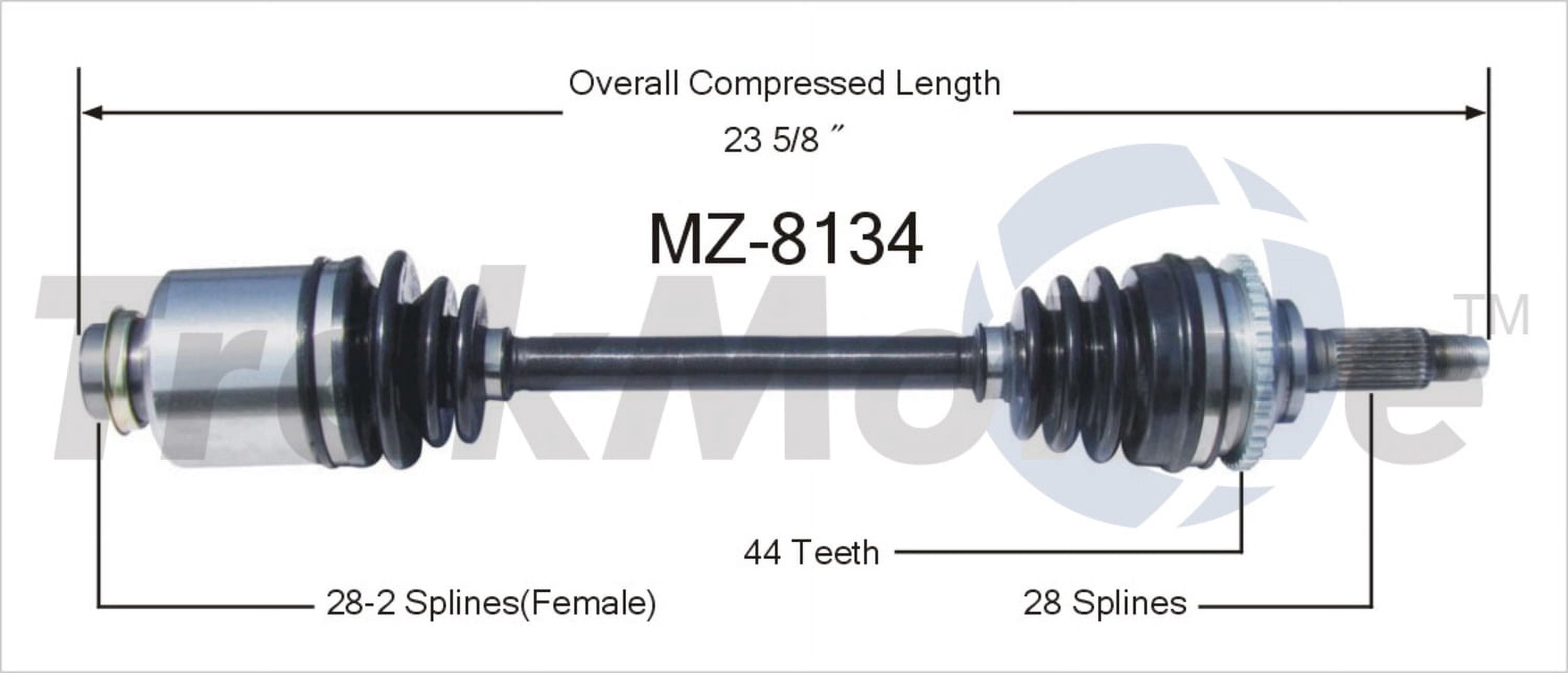 CV Axle Shaft-New Front Right SurTrack MZ-8134 Fits select: 2006