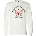 thumbnail image 3 of Inktastic Amyloidosis Butterfly 6.1 Long Sleeve T-Shirt, 3 of 5