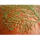 thumbnail image 3 of Funda de almohada decorativa, fundas de almohada naranjas, funda de almohada con cuentas de árbol verde, funda de almohada decorativa de 35 x 35 cm (14 x 14 pulgadas), funda de almohada cuadrada de, 3 of 6