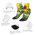 thumbnail image 3 of Bingfone Not All Who Wander Are Lost Design Patterned Men's Women's Casual Cotton Socks, 3 of 5
