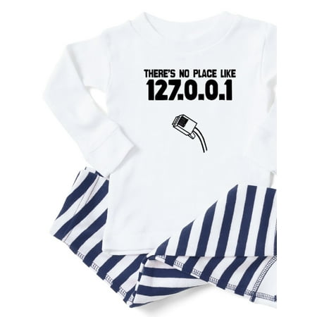 

CafePress - 127.0.0.1 - Toddler Long Sleeve Pajama set