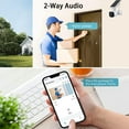 thumbnail image 3 of TOGUARD SC04 2K/4MP Solar Security Camera System Outdoor 4 PC Bullet Surveillance Camera NVR HDMI Connector, 3 of 10