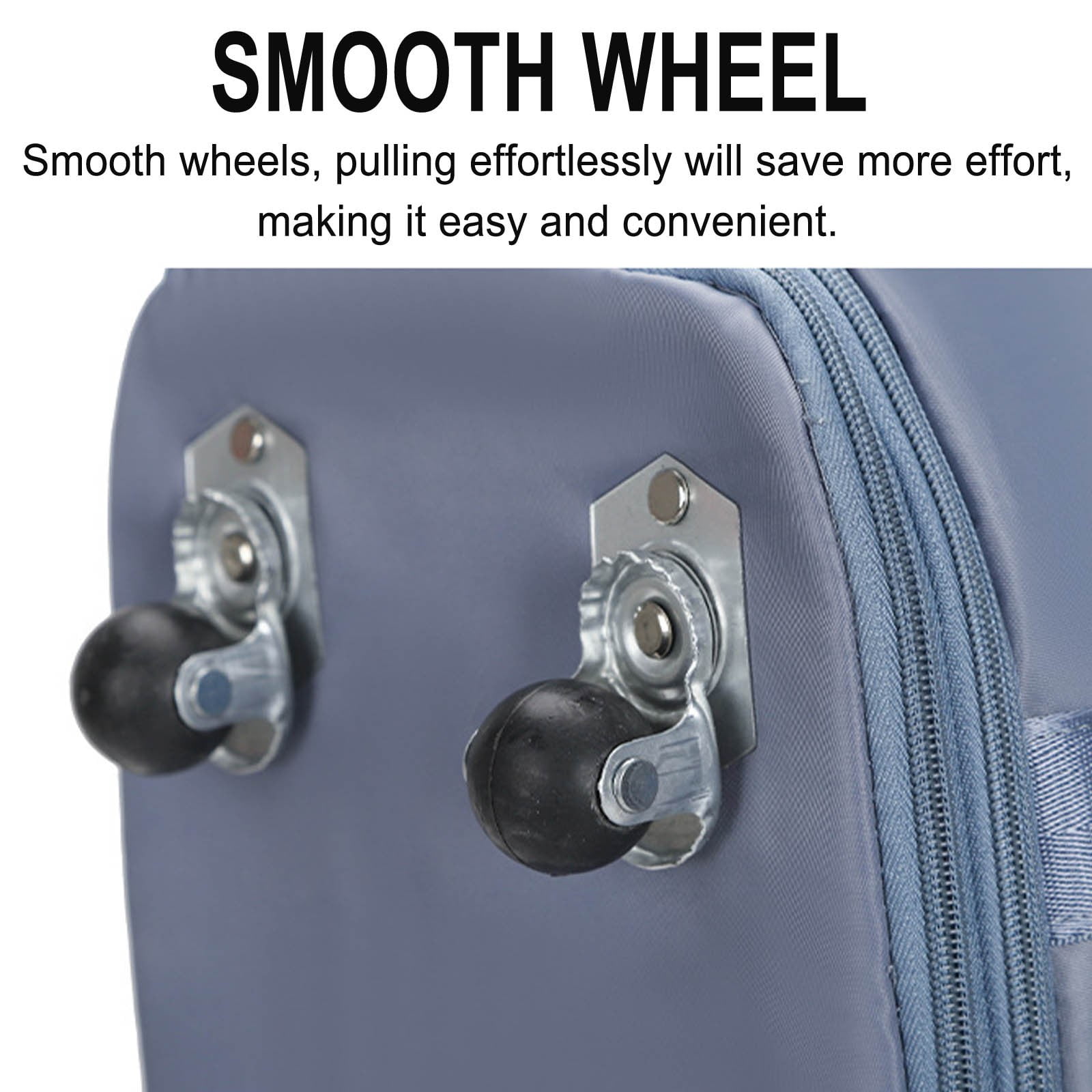 COM1950s Travel Bags for Women Carry on Large Capacity Folding Luggage with Wheels,Expansion Travel Duffel Bag with Dry and Wet Separation Portable Travel Oxford Fabric Bag for Gym,Vacation