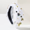 thumbnail image 2 of IDALL Rhinestone Headband Head Bands for Women's Hair Pearl Headbands for Women Flower Crowns for Women Holiday Headbands for Women Mardi Gras Head Piece for Women Christmas Crown Z2 White One Size, 2 of 6