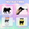 thumbnail image 3 of 4 pcs 2 Styles Forest Wolf Cutouts Decals Silhouette Paper Cutouts Scrapbook Supplies for Lantern Jars Scrapbooks Paper Cut Light Box Phones Lighting Decoration 5.9X 6.69inch diy, 3 of 8