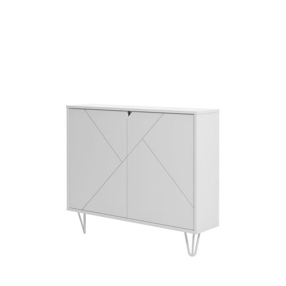 Nexera Console de rangement 2 portes Slim