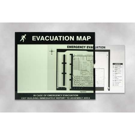 Accuform Dta204 Map Holder Fits 11 X 17 In Map Walmart Com