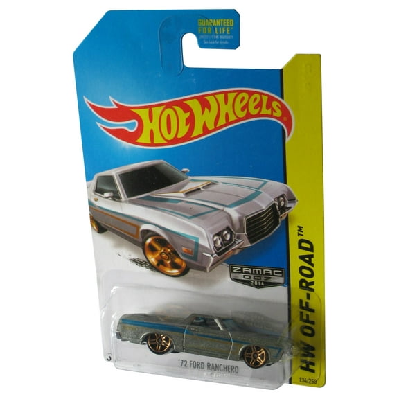 Hot Wheels HW Off-Road (2014) Zamac 007 Silver '72 Ford Ranchero Car 134/250