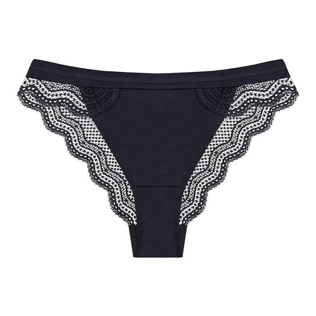 Bikini Vassarette para Mujer, Negro Sensual Talla G