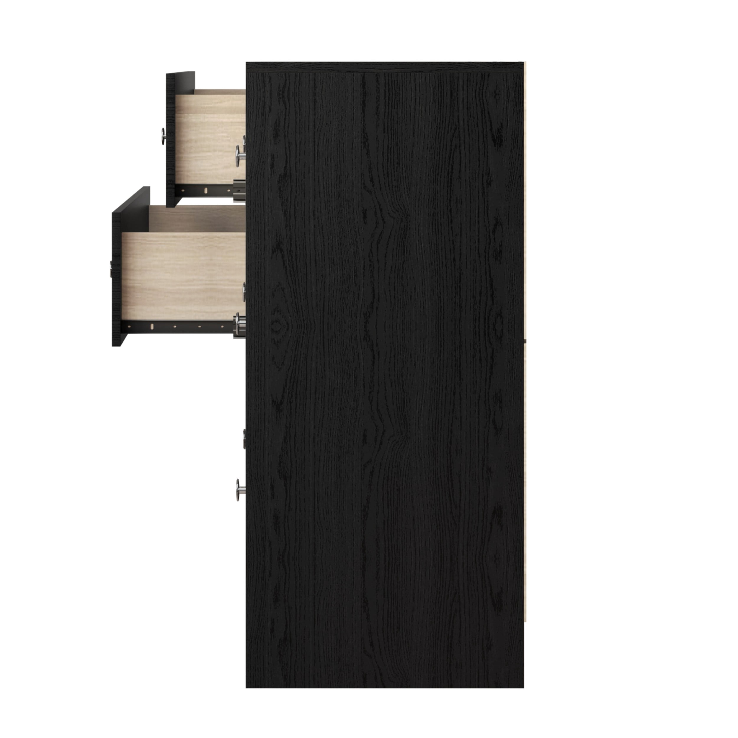 Home Design Altoona 6-Drawer Dresser, Modern Wood Grain Storage Dresser