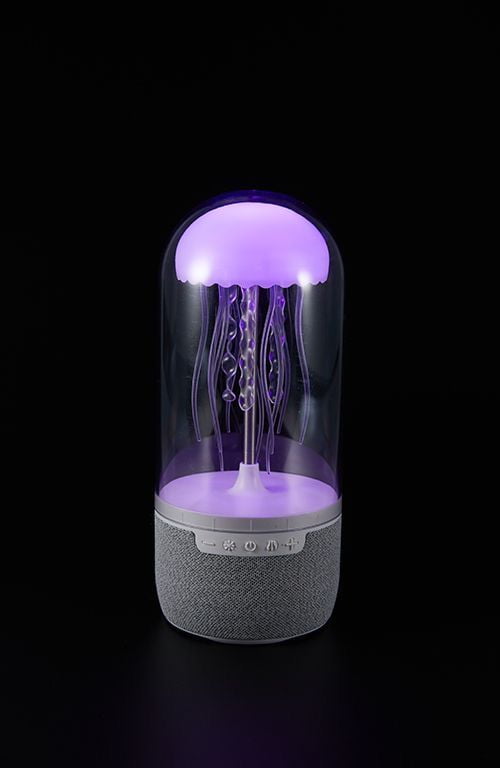 Jellyfish Mood Lamp & Bluetooth Speaker (JFSPKWHT)