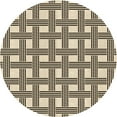 thumbnail image 1 of Ahgly Company Machine Washable Indoor Round Transitional Vanilla Gold Area Rugs, 4' Round, 1 of 7