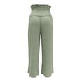 thumbnail image 5 of SDNall Wide Leg Pants Woman Fashion Casual Solid Color Pants Straight Wide Leg Trousers Pants (Green, Sizes S-XXL), 5 of 9