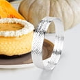 thumbnail image 2 of 6 Pcs Mini Tart Ring Stainless Steel Tartlet Mold Circle Cutter Pie Ring Heat-Resistant Perforated Cake Mousse Molds, 2 of 8