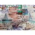 thumbnail image 5 of oneOone Cotton Cambric Dark Peach Fabric Ocean Lighthouse Fabric For Sewing Printed Craft Fabric By The Yard 56 Inch Wide, 5 of 6