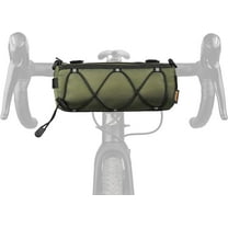 Rhinowalk Bike Handlebar Bag Bicycle Front Bag Roll Bag 2.4L with Shoulder Strap for Mountain Road Bike Cycling Accessories (Army Green)