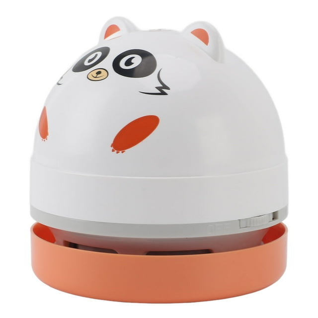 Quiet Mini Table Dust Sweeper, Strong Suction Desktop Vacuum Cleaner with Vacuum Nozzle Cleaning Brush, Portable for Cleaning Dust, Crumbs