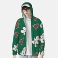 thumbnail image 4 of Sigee Gingerbread Snowman Cookies Print UPF50+ Men's Sun Protection Hoodie Shirt SPF UV Shirt Long Sleeve Fishing Outdoor Lightweight, S-3XL, 4 of 9