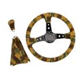 thumbnail image 3 of Estilo Del Camuflaje Del Protector De La Cubierta Del Cambiador De La Palanca De Cambios Del Volante Del Automóvil Sunnimix Cubierta del volante del automóvil, 3 of 8