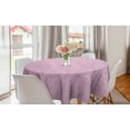thumbnail image 1 of Leaves Round Tablecloth, Composition of Monochrome Foliage Design with Paisley Shapes and Blooming Flora, Circle Table Cloth Cover for Dining Room Kitchen Decor, 60", Lavender Beige, by Ambesonne, 1 of 1