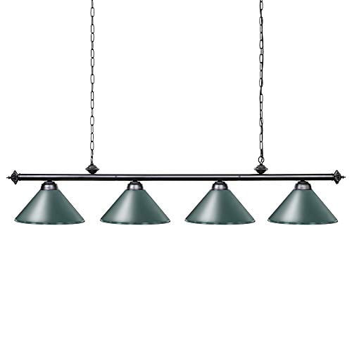 Wellmet 70 Pool Table Lights 4 Hanging Billiard Light Fixture Adjustable Height For 9ft 10ft 11ft Green Com Wellmet 70 Pool Table Lights 4, What Height To Hang Pool Table Light