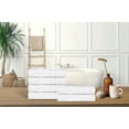 thumbnail image 4 of Dewall Maisons Elegant White 6-Piece Cotton Hand Towel Set - Exceptional Quality, 16" x 28" - Ultra-Soft, Quick-Drying, Perfect For Daily Use - Supreme Bathroom Upgrade, 4 of 13