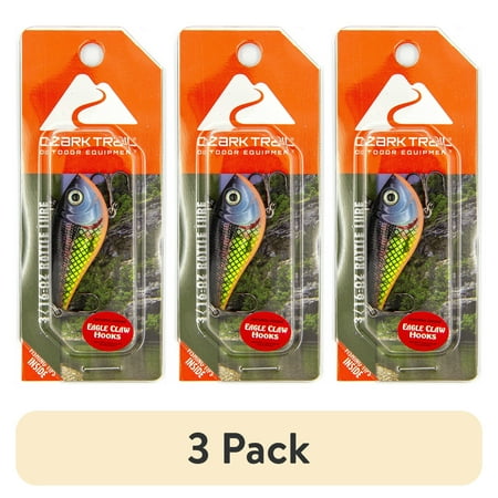 (3 pack) Ozark Trail 3/16 Ounce Perch Rattle Fishing Lure