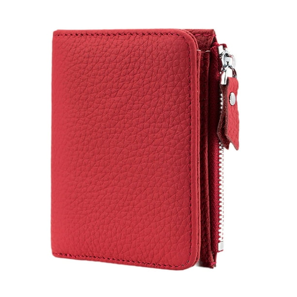 Monedero organizador para mujer, ideal para ir de compras, citas callejeras, senderismo. Rojo