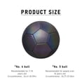 thumbnail image 3 of Holographic Luminous Soccer Ball for Night Games & Training, Glowing in The Dark Light Up Reflective with Camera Flash Reflects Light Toy Gifts for Boys, Kids, & Men (Size 4), 3 of 9