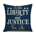 thumbnail image 4 of 4th of July PALIFEUR Pillow Covers, Indeoendence Day Linen Throw Pillow Covers, 18 x 18 Inch Patriots Pillow Case for Sofa Bedroom Coffice, Decorative Pillow Cover, 4 of 7