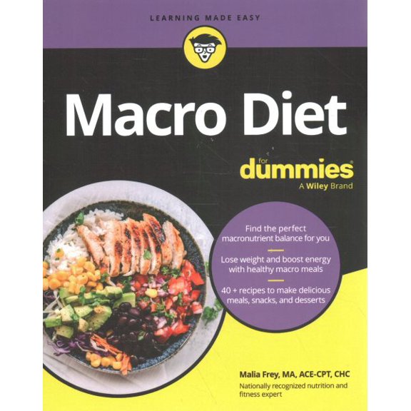 Pre-Owned Macro Diet for Dummies (Paperback) 139421622X 9781394216222