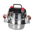 thumbnail image 2 of yotijay Small Stainless Steel Cooker for Household Travel Restaurant 1.6L 23.5cmx21cm, 2 of 9