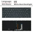 thumbnail image 4 of US Russian Laptop Keyboard With Backlight For Msi GF65 GF63 PS63 PS42 8RD/E MS-16R2 MS-16R3 MS-16Q4 MS-16W1 GS65 Stealth 8RE/F RU Black Backlit, 4 of 6