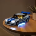 thumbnail image 6 of Kyglaring LED Light Kit Designed for Lego 2 Fast 2 Furious Nissan Skyline GT-R (R34) 76917 Race Car Adult Model Building Kit - (Not Model), 6 of 9