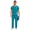 Brown, variant on Lightweight Short Sleeve Surgical Scrub Top Breathable Doctor Uniform for Operating Room Hospital Clinic Healthcare Workwear