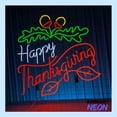 thumbnail image 3 of Handmadetneonsign Happy Thanksgiving Acorn Neon Sign, Oak Nut Led Sign, Autumn Thanksgiving Decor, Happy Fall Wall Art 79884, 3 of 5
