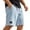 C592 Light Blue, variant on Yuncity Shorts For Mens Drawstring High Waist Elastic Solid Color Loose Fit Summer Comfortable Outdoor Daily Wear Men's Shorts Size L Beige