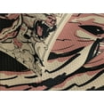 thumbnail image 4 of Ambesonne Antler Quilted Bedspread Set 3 Pcs, Floral Skull and Wolves, Queen Size, Black Beige Pink, 4 of 5