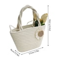 thumbnail image 3 of Storage Washable Toy Sorting Desktop Storage Cute Woven Storage Baby Snack Clothing Storage Large Storage Cubes 18 X 18 Clothes Boxes Organization under Storage, 3 of 6