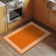 thumbnail image 2 of 2x3 Ft Entryway Area Rug, Burnt Orange Geometric Kitchen Rug Runner Washable Floor Mat, Country Greece Key Art Non Slip Indoor Door Mat Throw Carpet for Bathroom Living Room Bedroom, 2 of 8