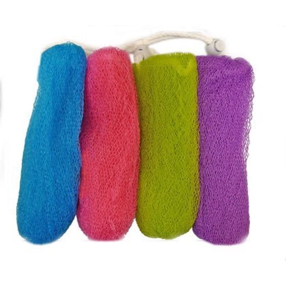 Bolsa protectora de jabón de malla exfoliante Aquasentials (paquete de 4) (colores surtidos)