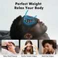 thumbnail image 3 of Weighted Eye Mask for Sleeping, 3D Contoured Sleep Mask Blackout with Adjustable Strap, Lash Extensions Sleeping Mask for Travel, Eye Cover Blindfold for Men Women (Black, 4.6oz), 3 of 6
