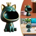 thumbnail image 1 of Gato La Suerte Porche Almacenamiento Llaves Adorno Escritorio Del Tamaño Pequeño (verde) Embalaje Algodón Perlado Orejas Doradas Rango Tamaño Pequeño Peso 500 A 700, 1 of 9