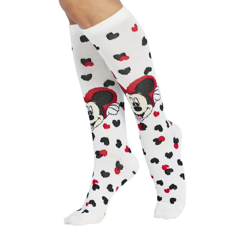 Sockwell Denim Women's Deco Dot - Moderate Graduated Compression Socks SW128W - Size S/M