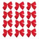 thumbnail image 1 of Colgante Bowknot, cartel colgante de Navidad, tela flocada para decoración diaria, 12 Uds. JShteea El nuevo, 1 of 1