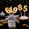 thumbnail image 2 of Birthday Candle Numbers Gold Glitter Happy Birthday Numeral for Weddings, Reunions, Theme Party Perfect Babys Pets Birthday Cake Candle (Number 3), 2 of 7