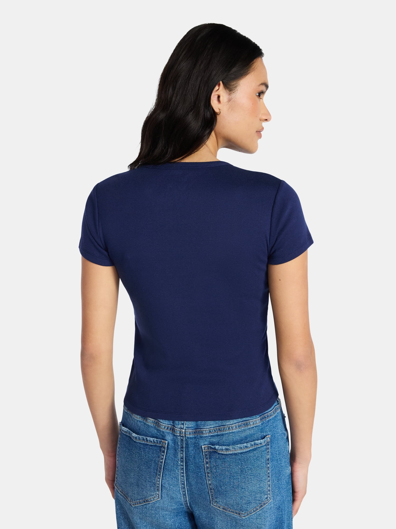 Social Edition Women's Americana Flag and Bows Graphic Tee, Sizes XXS-XXL