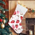thumbnail image 5 of Coolnut Strawberry Christmas Stocking, Personalized Large Candy Stocking, Xmas Stockings Decoration Hanging Gift for Family Holiday Party Ornaments Decor Fireplace, 5 of 7