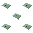 thumbnail image 2 of Dalazy Housse Confortable en Coton pour Demi-Table de SPA, Salon de Beauté, Lit, Trou pour le Visage, Serviette Vert Foncé 50x70cm 5Ensemble, 2 of 6