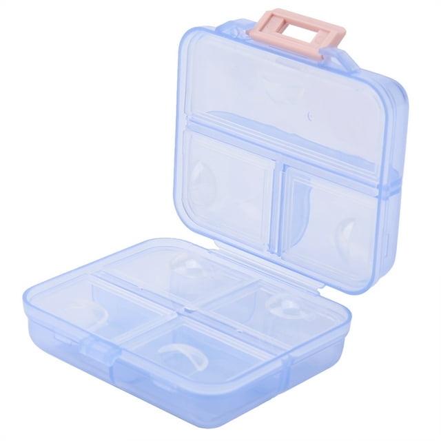 Fdit Drug Case,7 Grids Weekly Portable Medicine Tablet Pill Box Organizer Drug Case, Drug Holder